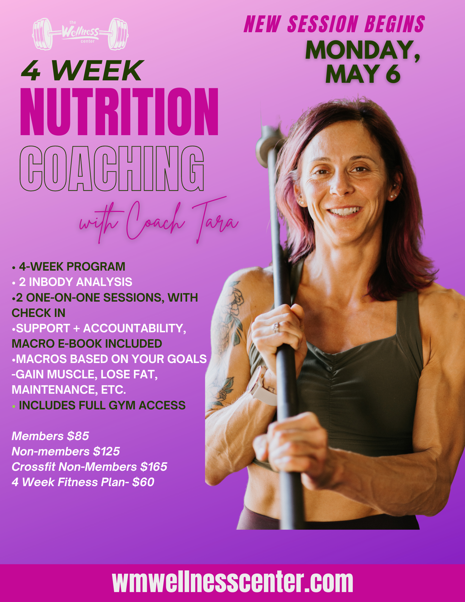 2024 may Nutrition Coaching flyer