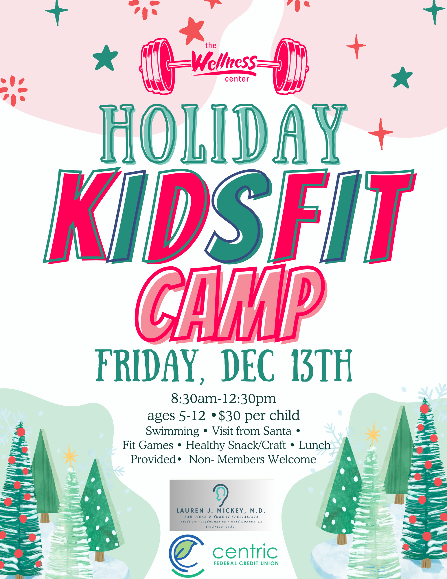 holiday kidsfit camp