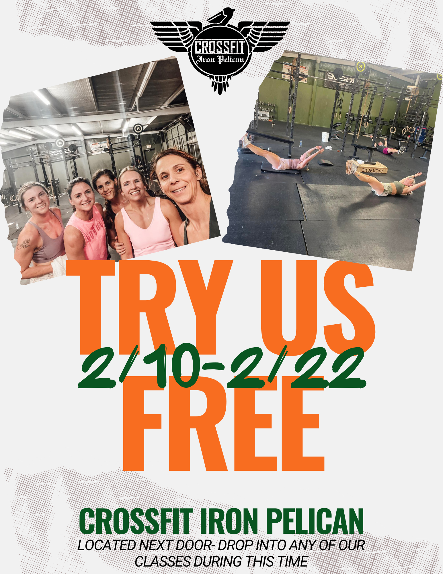 Crossfit Iron Pelican - try us free