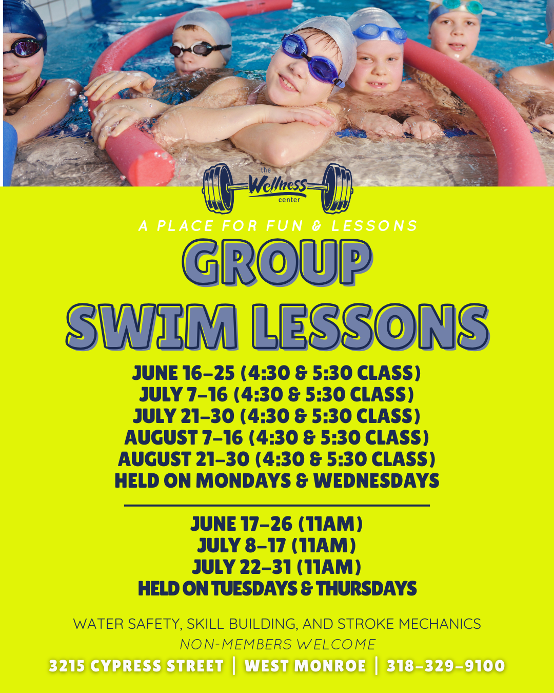 Group Swim Lessons (7) Group Swim Lessons (7)