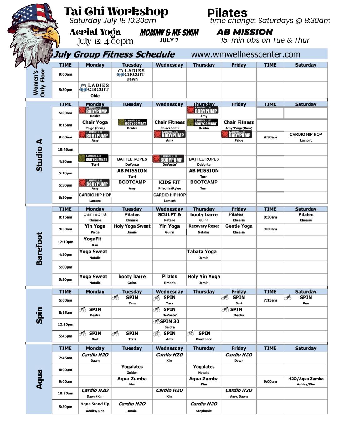 social schedule